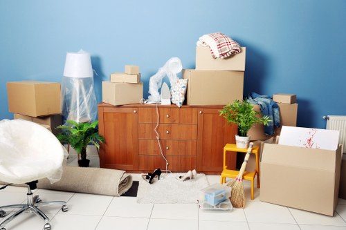Organised packing service for a residential move in Kentish Town