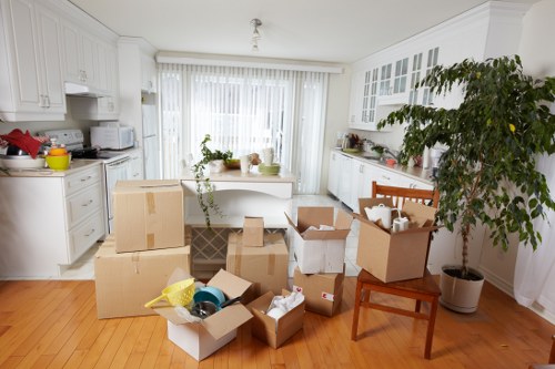 Packing and loading a moving truck for a Kentish Town move
