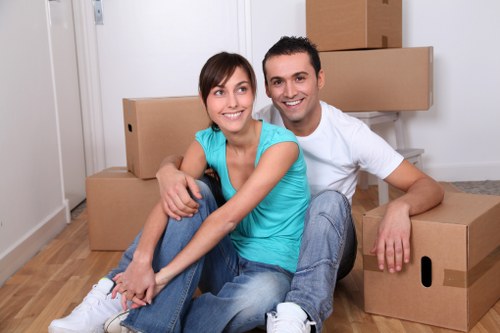 Careful loading of furniture for a Kentish Town home move