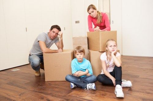 Eco-conscious movers in Kentish Town completing a sustainable relocation